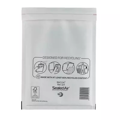 Luchtkussen envelop Mail Lite® Standard D/1 180x260mm wit